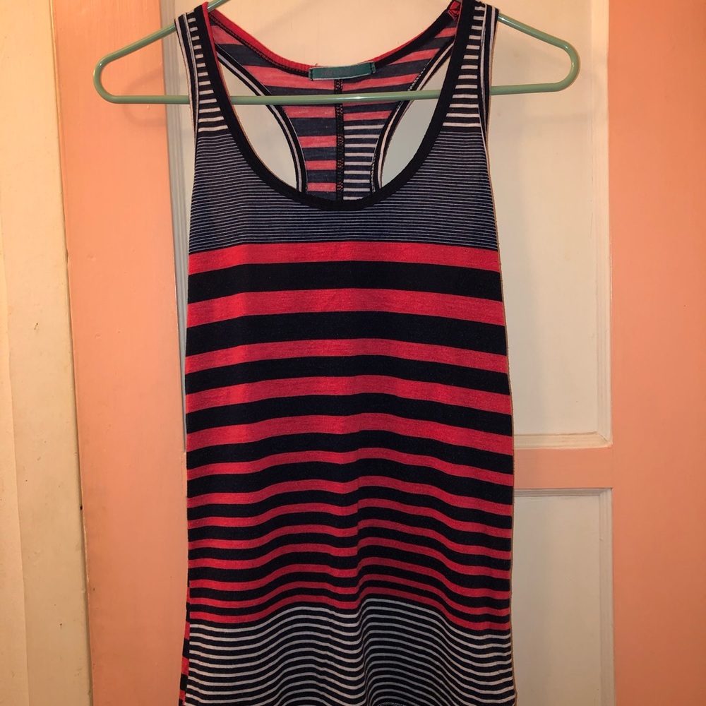 Striped racerback tank